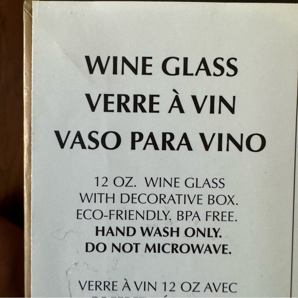 NEW! Fun Playful Wine Glass 12 ounce - Picture 6 of 6